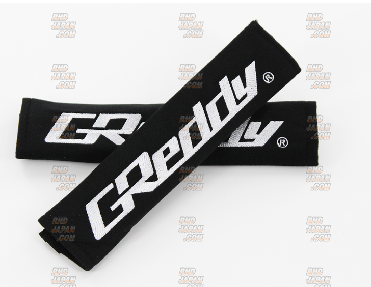 Trust Greddy Seat Belt Pad Set - Black - RHDJapan